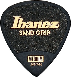 Ibanez PPA16 MSG BK Flat Pick Sand Grip guitar pick set, 6 pcs.