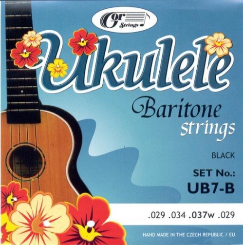 Gor Strings UB7-B Black baritone ukulele strings