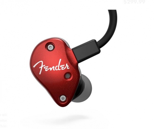 Fender FXA6 Pro IEM Red earphones