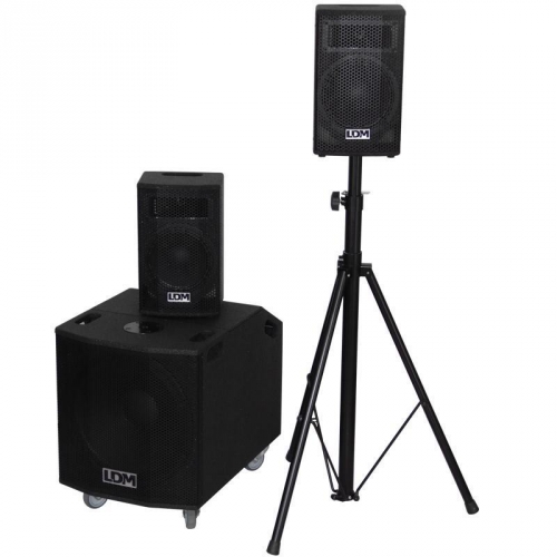 LDM SAS-15/2 stereo portable three-way sound system