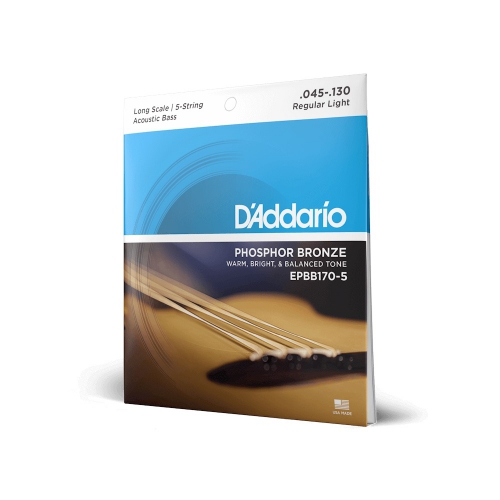 D′Addario EPBB-170-5 bass guitar strings 45-130