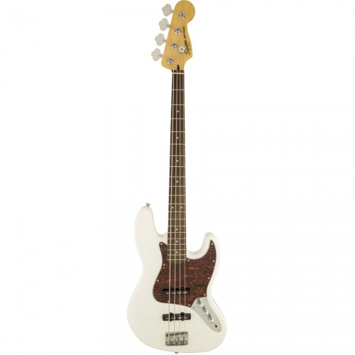 Fender Vintage Modified Jazz Bass, Laurel Fingerboard, Olympic White bass guitar