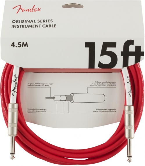Fender Orginal 15′ guitar cable, FRD
