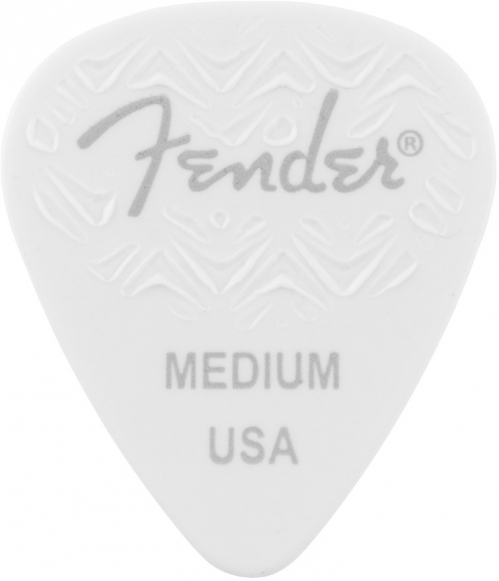 Fender Wavelength 351 Medium White guitar pick