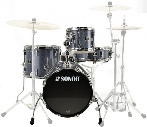 Sonor SSE 10 Safari Set WM Black Galaxy Sparkle drum kit
