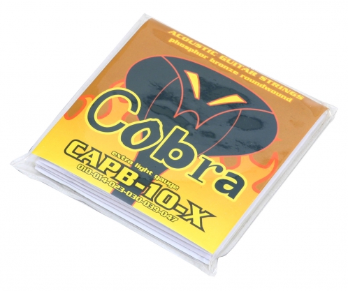 Cobra CAPB10-X acoustic guitar strings