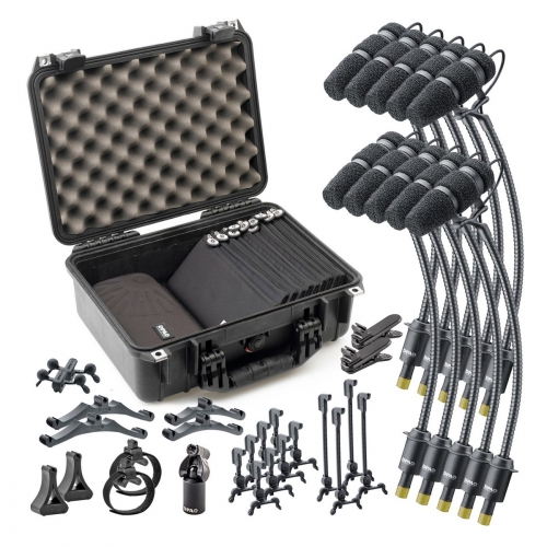 DPA KIT-4099-DC-10C Classic Touring Kit 10 set of instrumental microphones