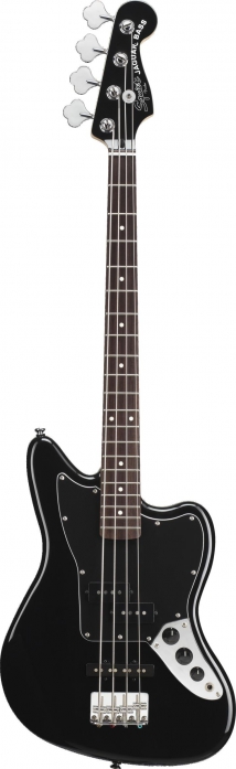 Fender Vintage Modified Jaguar Bass Special SS, Laurel Fingerboard, Black bass guitar