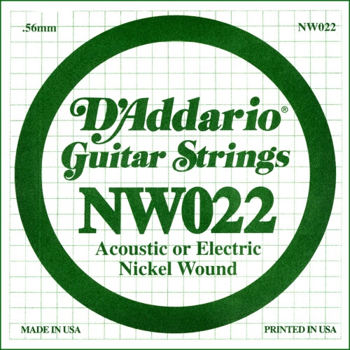 D′Addario NW022 Nickel Wound Electric Guitar String