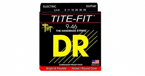 DR TITE-FIT™ Lite & Heavy LH-9 electric guitar strings 9-46