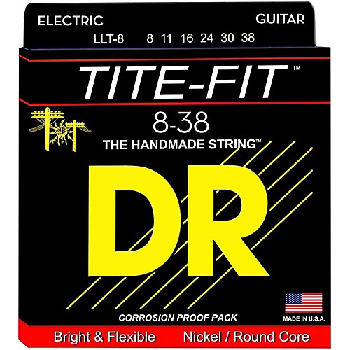 DR TITE-FIT™ Lite-Lite LLT-8  electric guitar strings 8-38