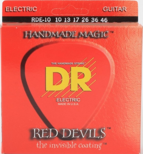 DR RDE-10 K3 Red Devils Coated Electric Guitar Strings (10-46)