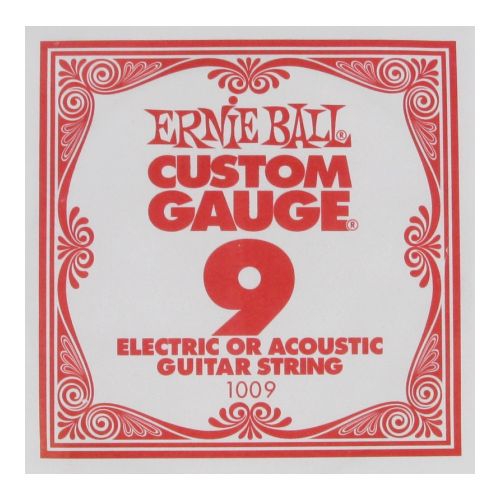 ErnieBall plain steel single guitar string ′9′