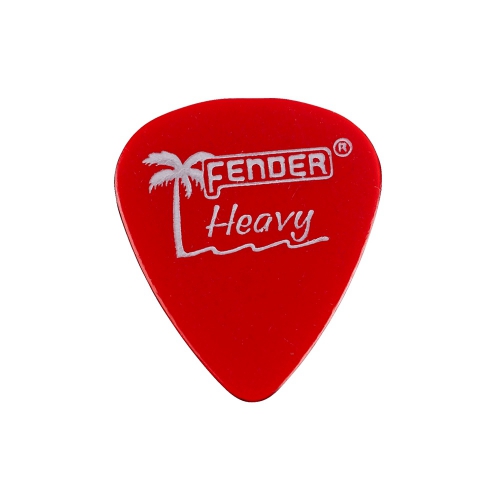 Fender California Clear Heavy Red pick