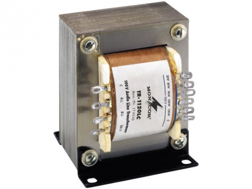 Monacor TR-1120 LC 100 V High-performance Audio Transformers