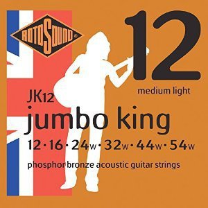 Rotosound JK-12 Jumbo King acoustic guitar strings12-54