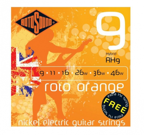 Rotosound RH 9 Roto Orange electric guitar strings 9-46