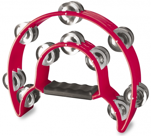 Stagg TAB-1RD Cutaway tambourine, red