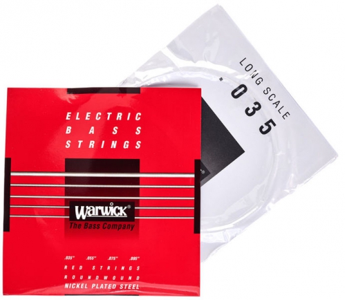 Warwick 42230 Red Lab Stainless Steel Bass Guitar Strings (35-95)