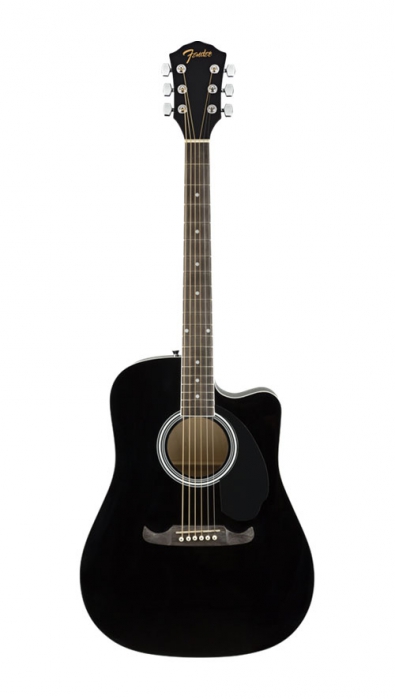 Fender FA-125CE Dreadnought Black WN electric acoustic guitar