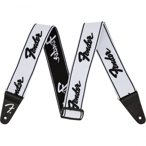 Fender Weighless Running Logo W/B guitar strap 