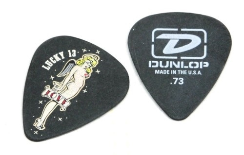 Dunlop Lucky 13 0.73 Guitar Pick (Love Girl)