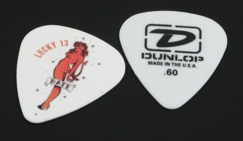 Dunlop Lucky 13  0.60 Guitar Pick (Hate Girl)