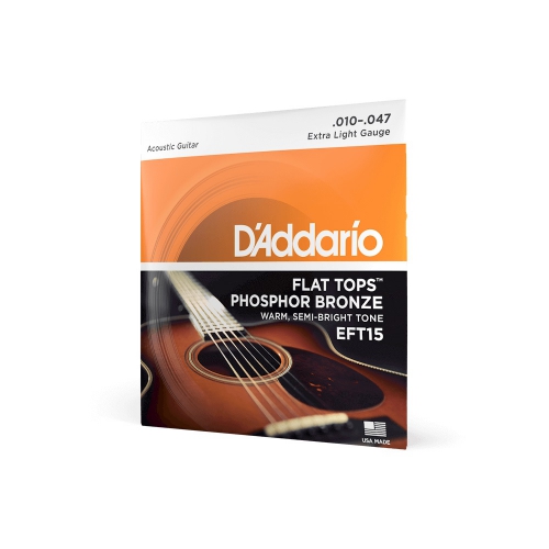 D′Addario EFT-15 acoustic guitar strings 10-47