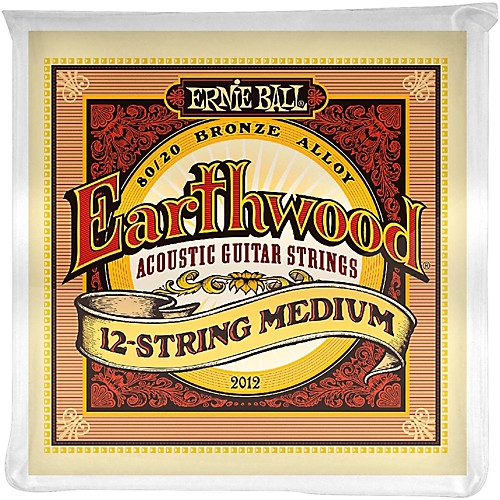 ErnieBall Earthwood 12-string medium acoustic 80/20 Bronze