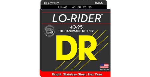 DR LLH-40 Lo-R bass guitar strings 40-95
