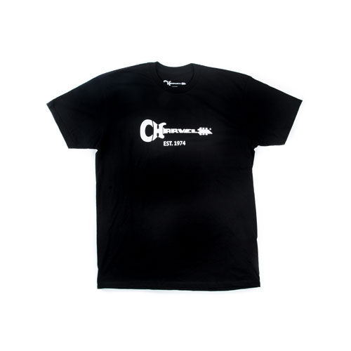 Charvel Guitar Logo Tee, Black, T-shirt, size XXL