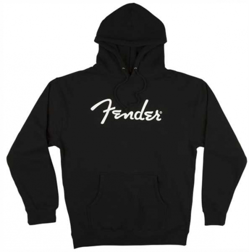 Fender Logo Hoodie, Black, Xxl