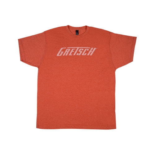 Gretsch Logo T-Shirt, Heather Orange, M