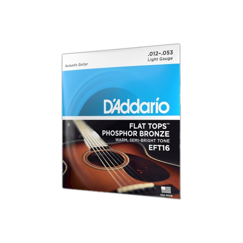 D′Addario EFT-16 acoustic guitar strings 12-53