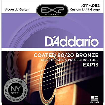 D′Addario EXP-13 acoustic guitar strings 11-52
