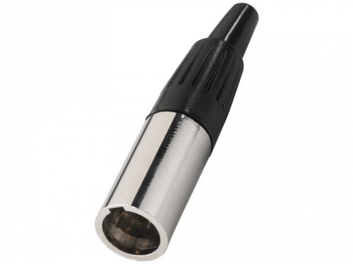 Monacor XLR-407/P mini XLR connector 4-pin, male