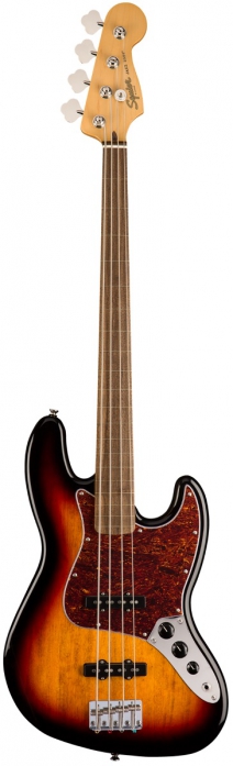 Fender Squier Classic Vibe 60s Jazz Bass 3TS fretless bass guitar