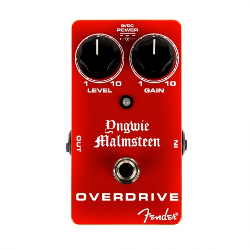 Fender Malmsteen Overdrive Pedal, Red