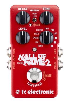 TC electronic TC Hall of Fame Reverb 2 guitar effect