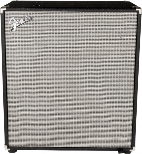 Fender Rumble 410 Cabinet (V3), Black/Silver guitar cabinet