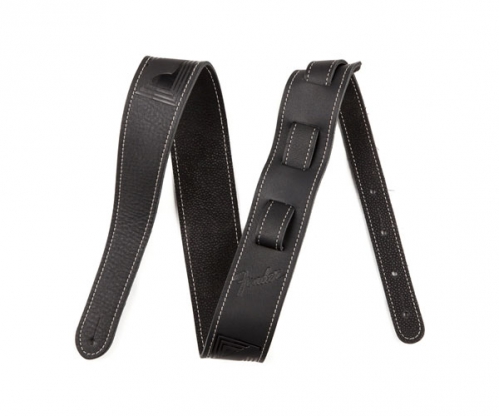 Fender Monogram Leather Strap, Black