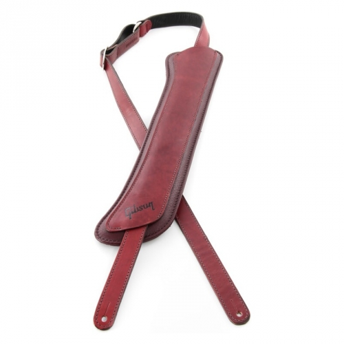 Gibson Modern Vintage Strap Vintage strap Heritage Cherry ASMV BLK guitar strap