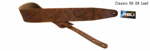 Rali Classic 06-28 Leaf leather guitar strap