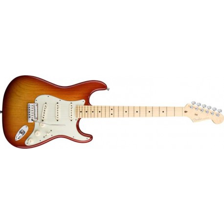 Fender Am. Deluxe Ash Stratocaster MN BTB guitar