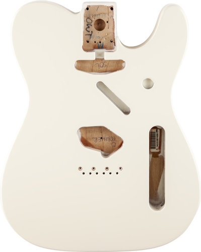 Fender Classic Series 60′s Telecaster SS Alder Body Vintage Bridge Mount, Olympic White electric guitar