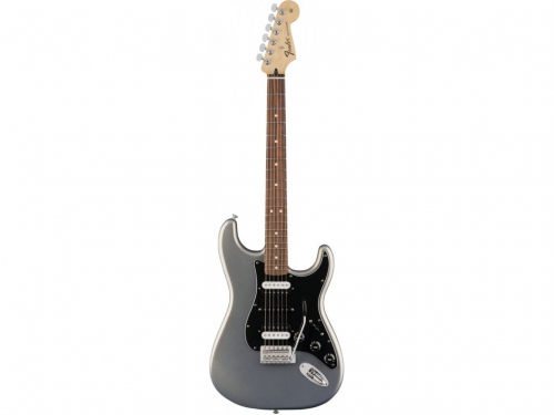 Fender Standard Stratocaster HSH, Pau Ferro Fingerboard, Ghost Silver electric guitar