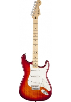 Fender Standard Stratocaster Plus Top, Maple Fingerboard, Aged Cherry Burst electric guitar