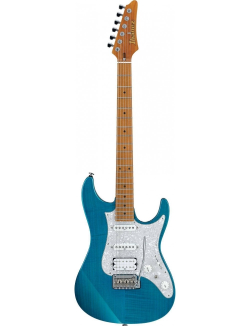 Ibanez AZ2204F Transparent Aqua Blue electric guitar