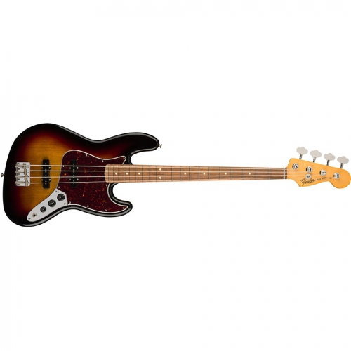 Fender ′60s Jazz Bass Lacquer Pau Ferro Fingerboard 3-Color Sunburst bass guitar