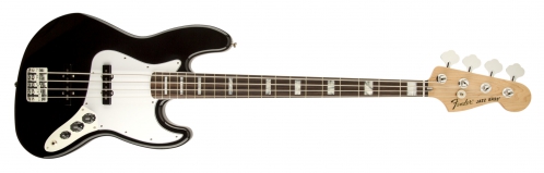 Fender 70s Jazz Bass Pau Ferro Fingerboard, Black bass guitar